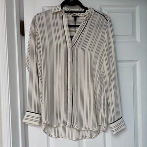 White striped shirt